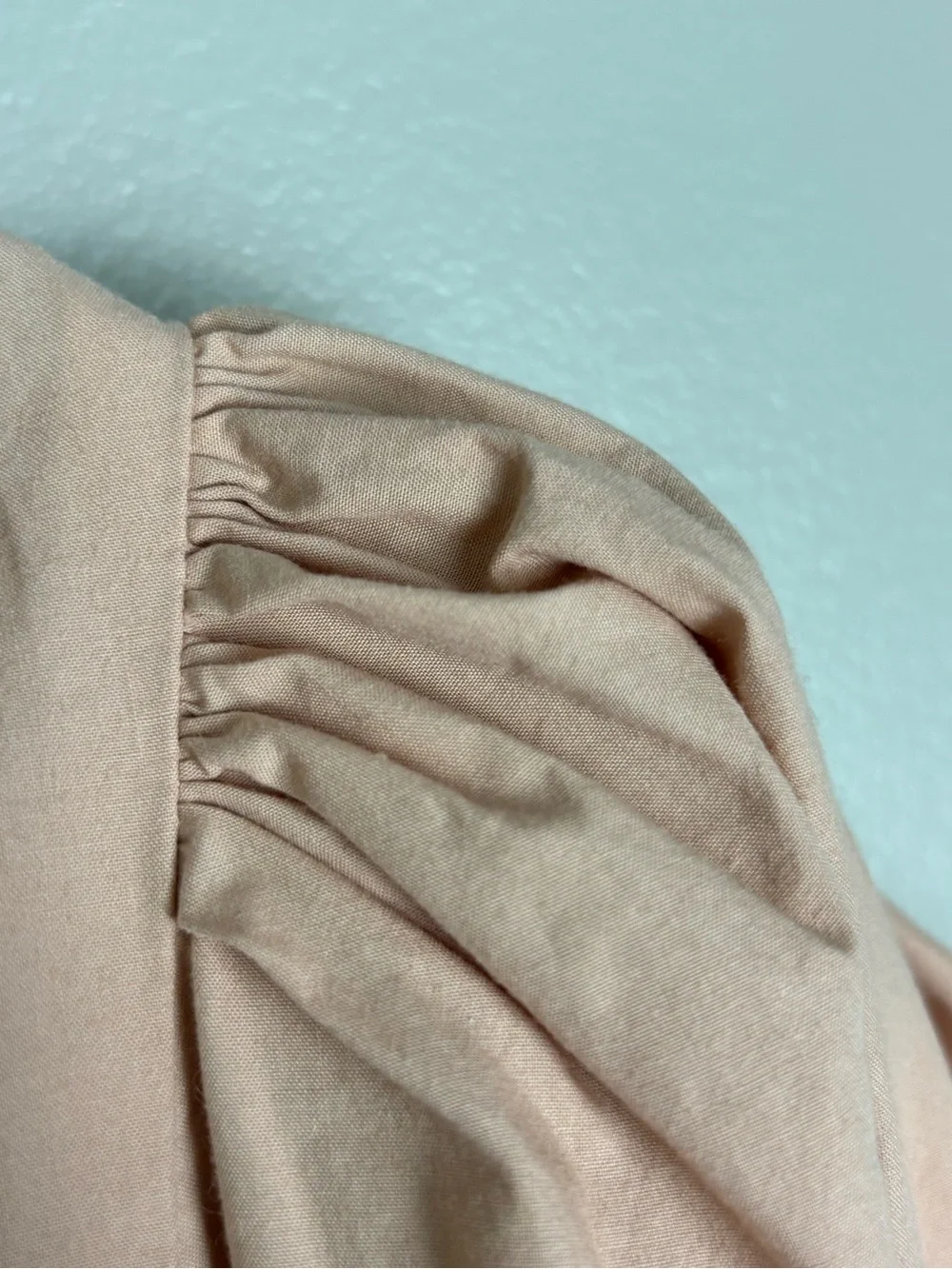 Ulla Johnson Sabina Ruffle‎ Blush Peplum Romantic Long Puff Sleeve Top Size 6